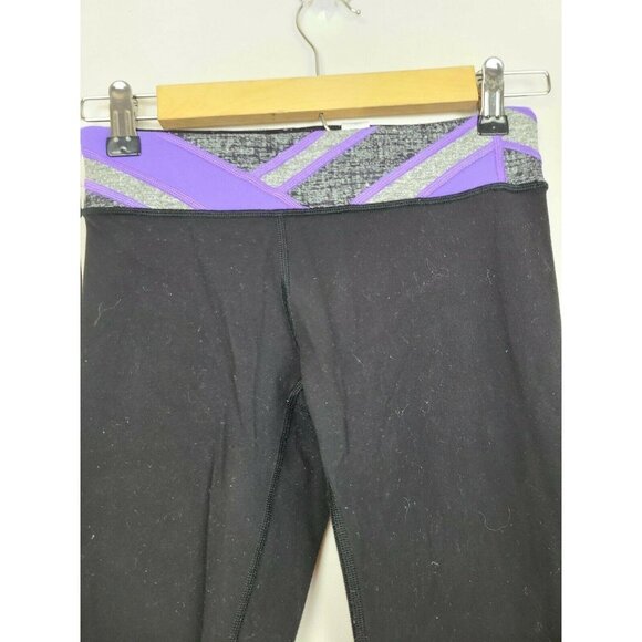 Ivivva Lululemon Geo Waist Full Length Leggings 12 - Picture 2 of 8